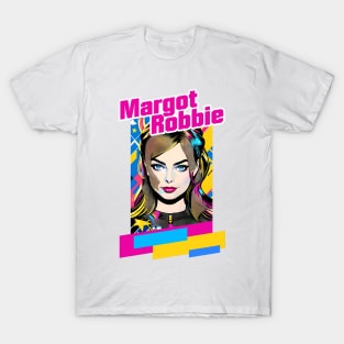 Margot Robbie graphic illustration design by ironpalette T-Shirt